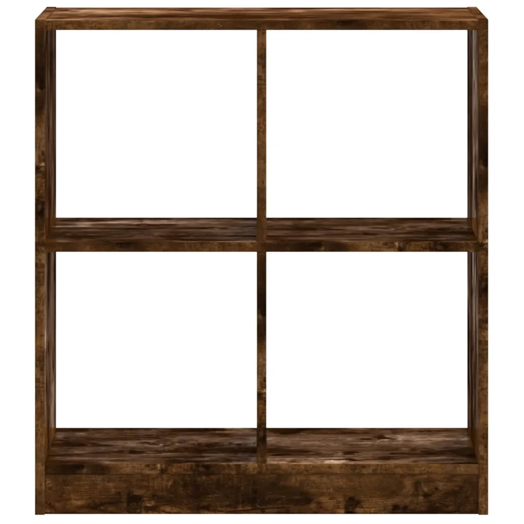 Libreria Rovere Fumo 68,5x32x75 cm in Legno Multistrato 852811