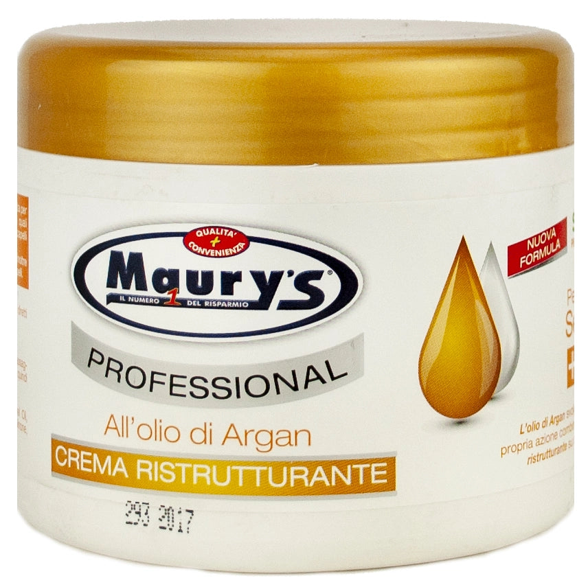 MAURY'S PROFESSIONAL CREMA RISTRUTTURANTE CAPELLI SECCHI CON OLIO DI ARGAN500ML