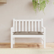 Cuscino per Panca-Cuscini per panchina Tortora 110x50x7 cm in Tessuto Oxford