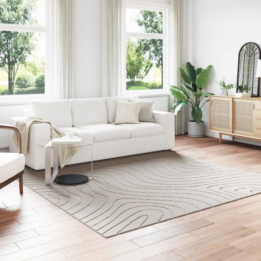 Tappeti per area Quadrato PALMERAS Crema 240 x 240 cm