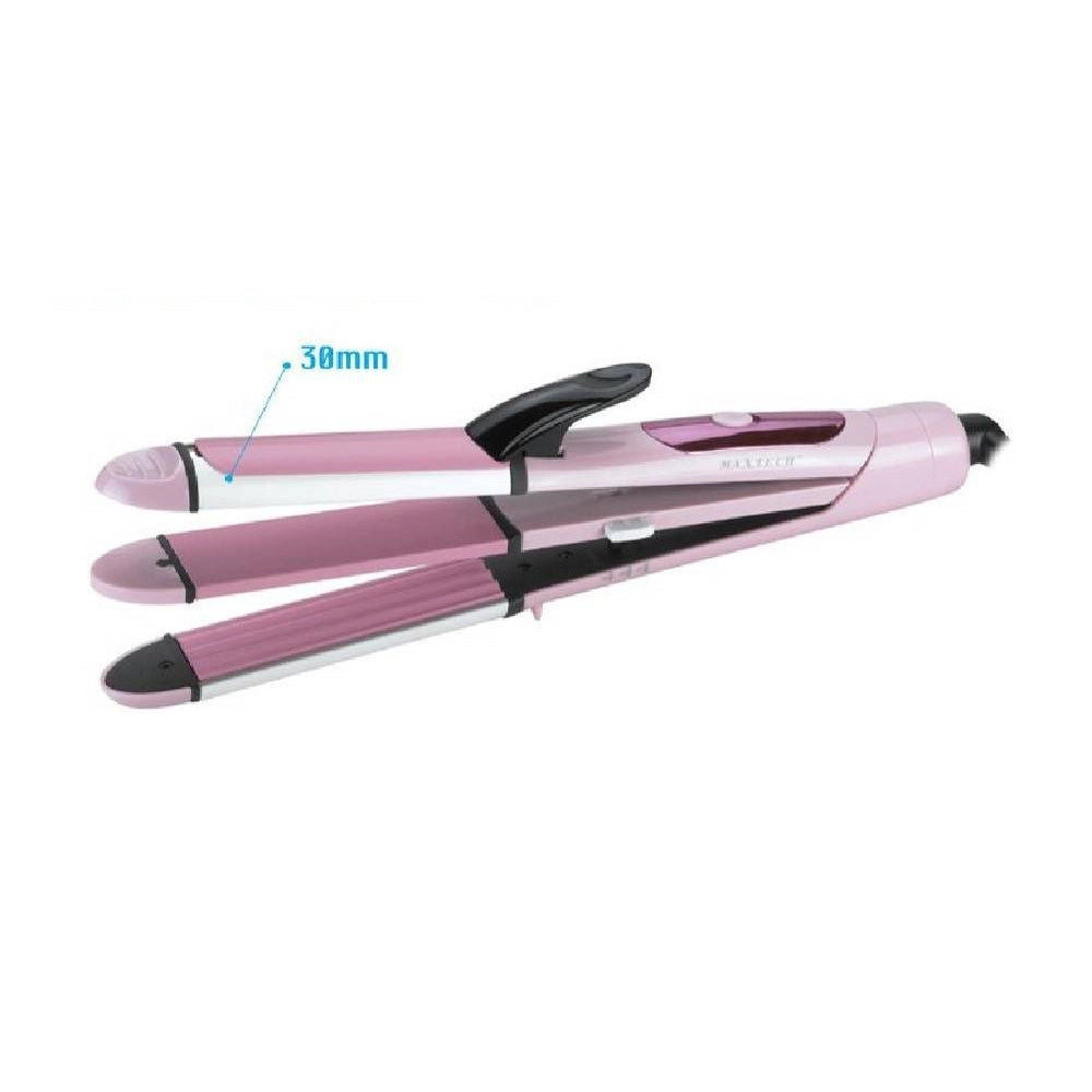 Trade Shop - Arricciacapelli Professionale Piastra 3in1 Pi-ca014 Capelli Mossi Lisci Frise 45w -