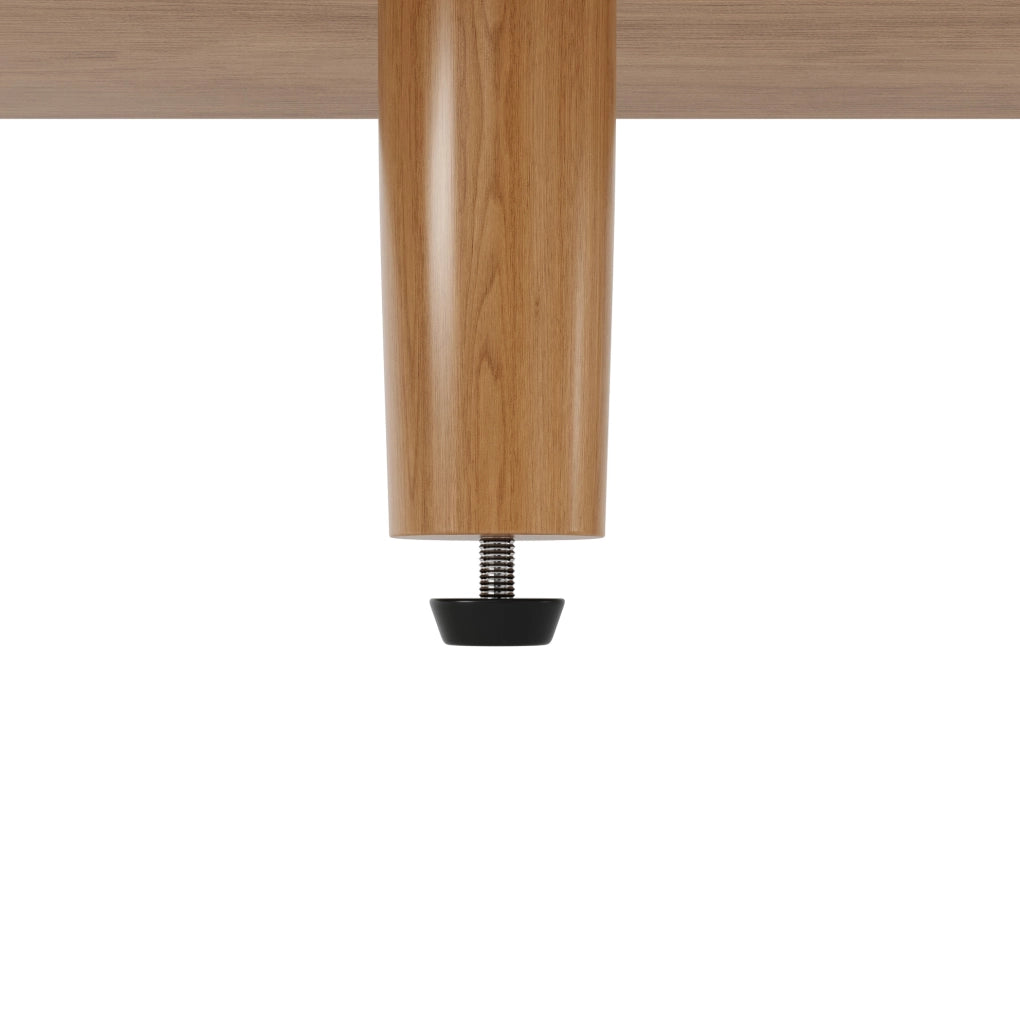Credenza alta con ante scorrevoli in vetro e 3 cassetti