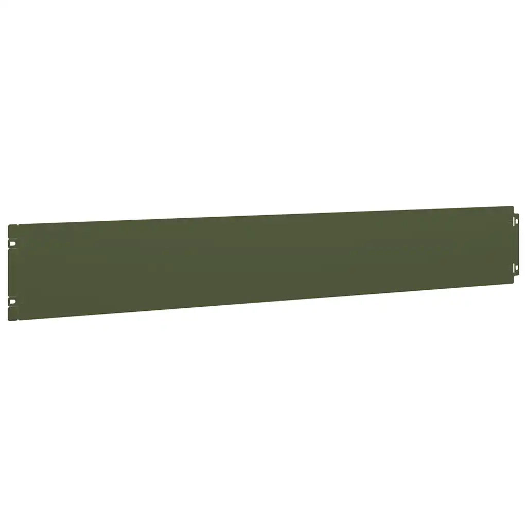 Bordure per Prato 50 pz Verde Oliva Acciaio Laminato a Freddo
