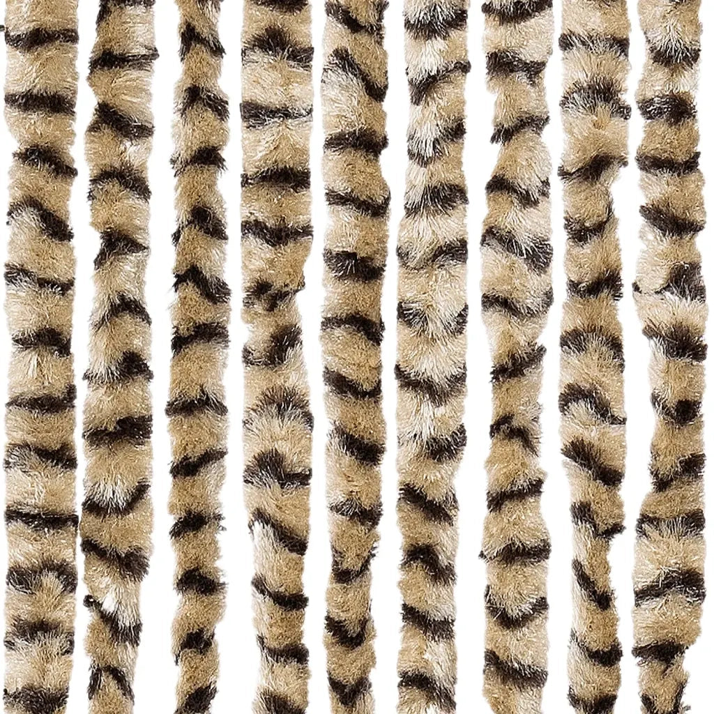 Zanzariera Beige e Marrone 100x220 cm Ciniglia cod mxl 56210