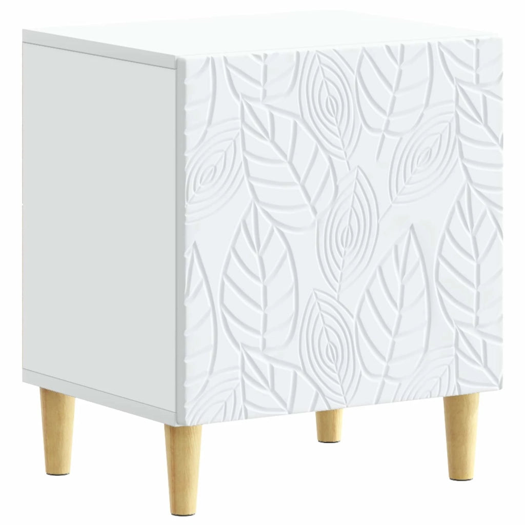 Comodino 2 pcs Bianco 43 x 34,5 x 50 cm Legno ingegnerizzato 895026