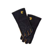 GUANTI 35CM IN PELLE SCAMOSCIATA PER BBQ.