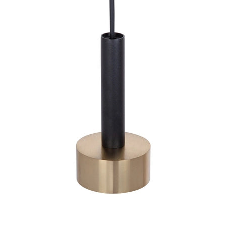 Lampada a sospensione moderna STAMP nero oro 5 luci Sigma