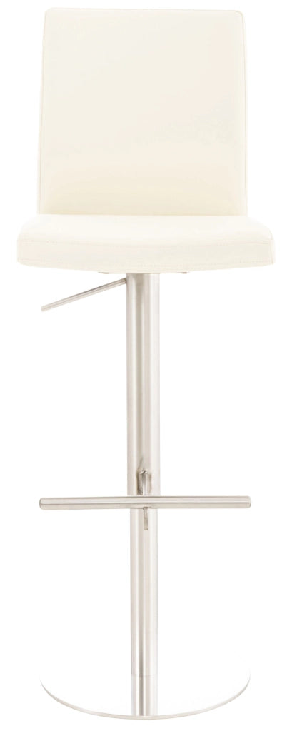 2er Set Barhocker Cadiz Kunstleder edelstahl