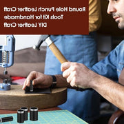 Set di Forbici a Punzone - Forbici a Punzone a Foro 1-15mm - Strumento Perforatore in Pelle - Per Banda dell'Orologio in Pelle - Perforatore per Canapa .