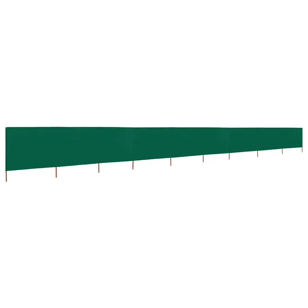 Paravento a 9 Pannelli in Tessuto 1200x120 cm Verde CFW9494664