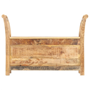 Panca per Ingresso-Sgabello-Panca da Corridoio 103x33x72 cm in Legno Massello di Mango