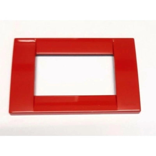 VIMAR IDEA - PLACCA 3P TECNP.ROSSO SIL