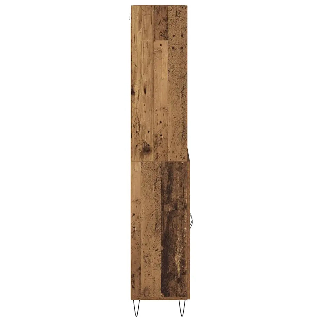Credenza 2 pcs Legno vecchio Legno multistrato 3403171
