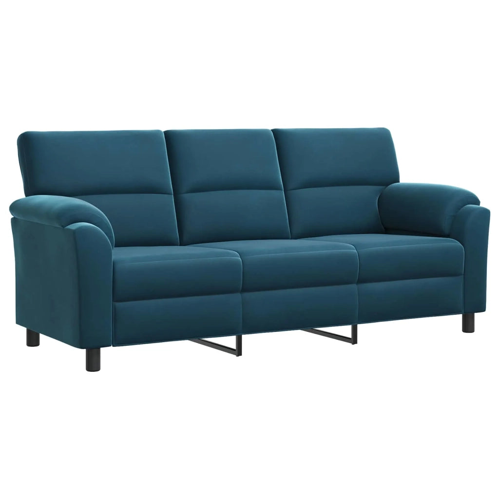 Divano Blu 214 x 85 x 93 cm Velluto 42040858