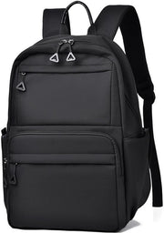 Borsa a tracolla mini per studenti, grande capacità, borsa a tracolla casual, nera