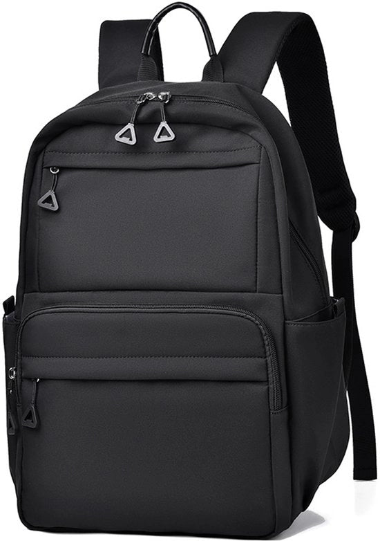 Borsa a tracolla mini per studenti, grande capacità, borsa a tracolla casual, nera