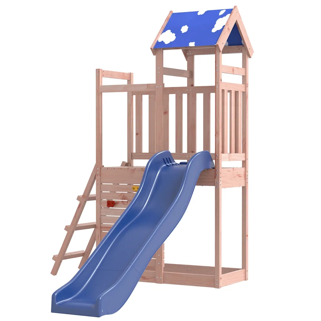 Set da Gioco da Esterno in Legno Massello di Douglas