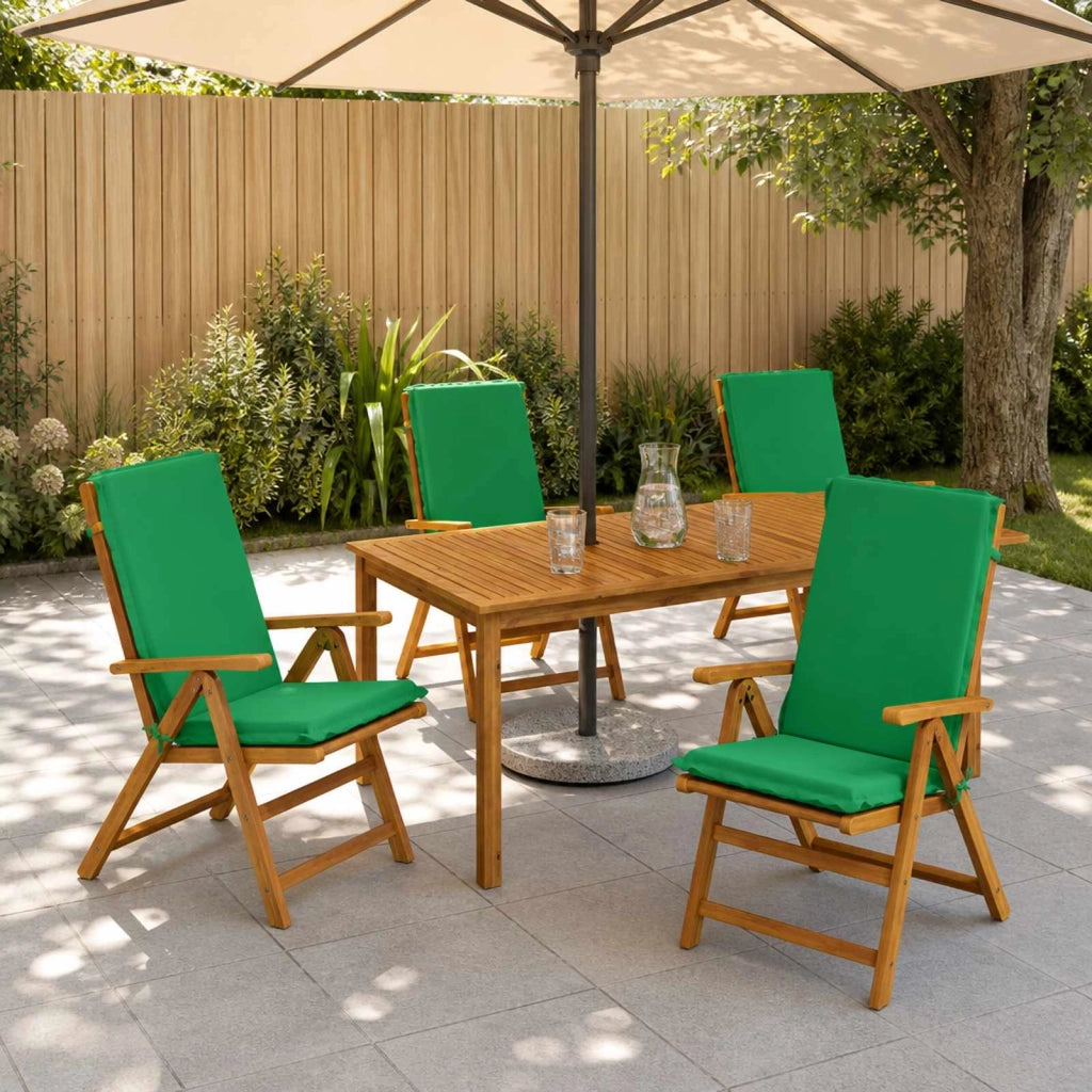 Cuscini Bhair Alto Schienale in 4 Pezzi GEMERT 4 pcs Verde 945922