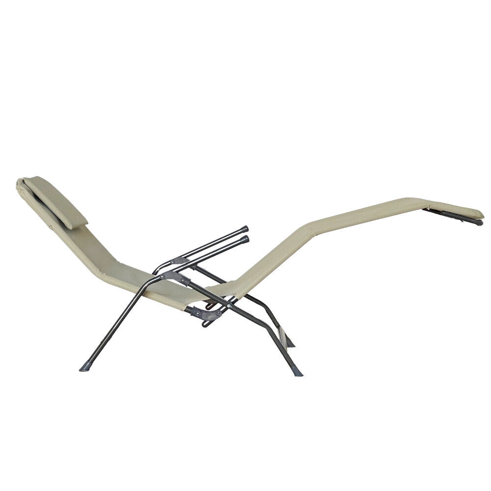 Sdraio lettino metal far Beachtlux oscillante beige ecru new 2024