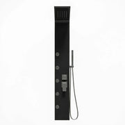 Colonna doccia pannello idromassaggio effetto cascata YH8123 NIZZA - Nero