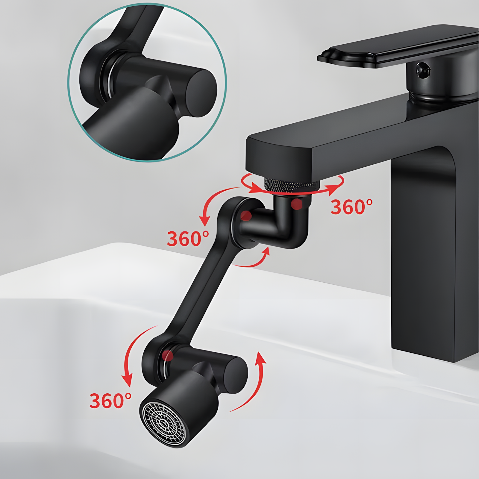 Prolunga Girevole Rea Colt Black