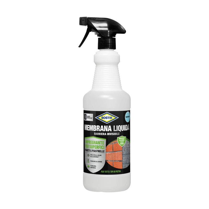 BOSTIK MEMBRANA LIQUIDA BARRIERA INVIS 1 L TRASP- 1,0 pz
