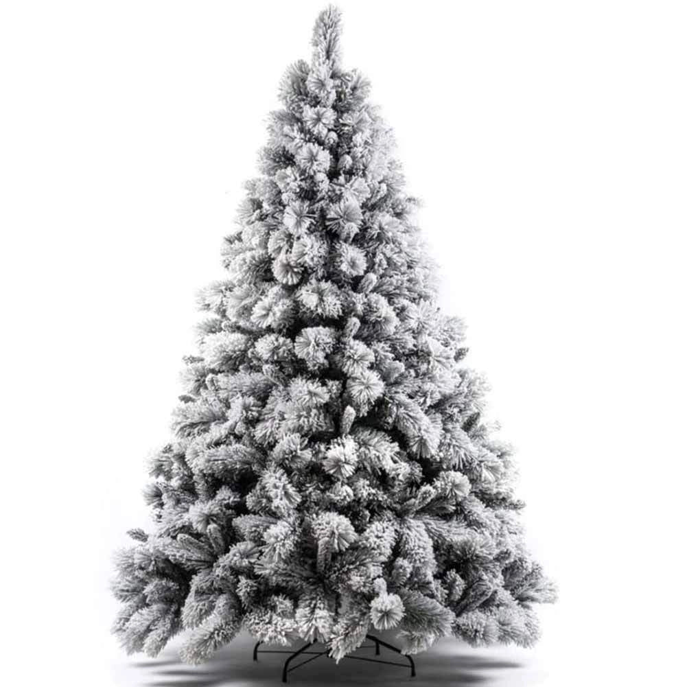 Albero Di Natale Innevato Gran Sasso 240cm 2049 Rami Super Folto Effetto Neve