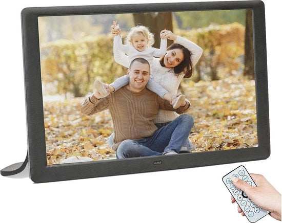 10,1 pollici Digitale Fotolijst con Display IPS, Visualizzazione Musica e Video, Allarme, Calendario