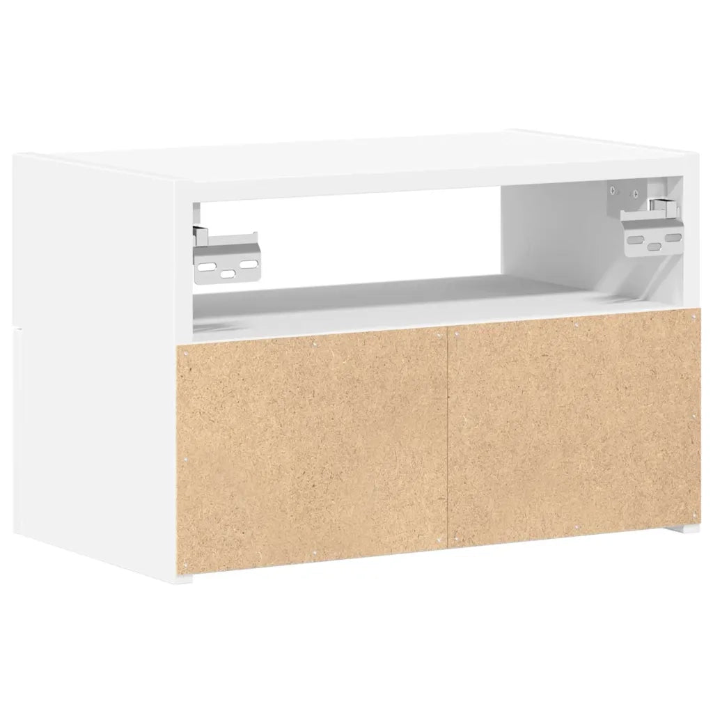 Comodino a Parete Bianco 45x26x28,5 cm 858596