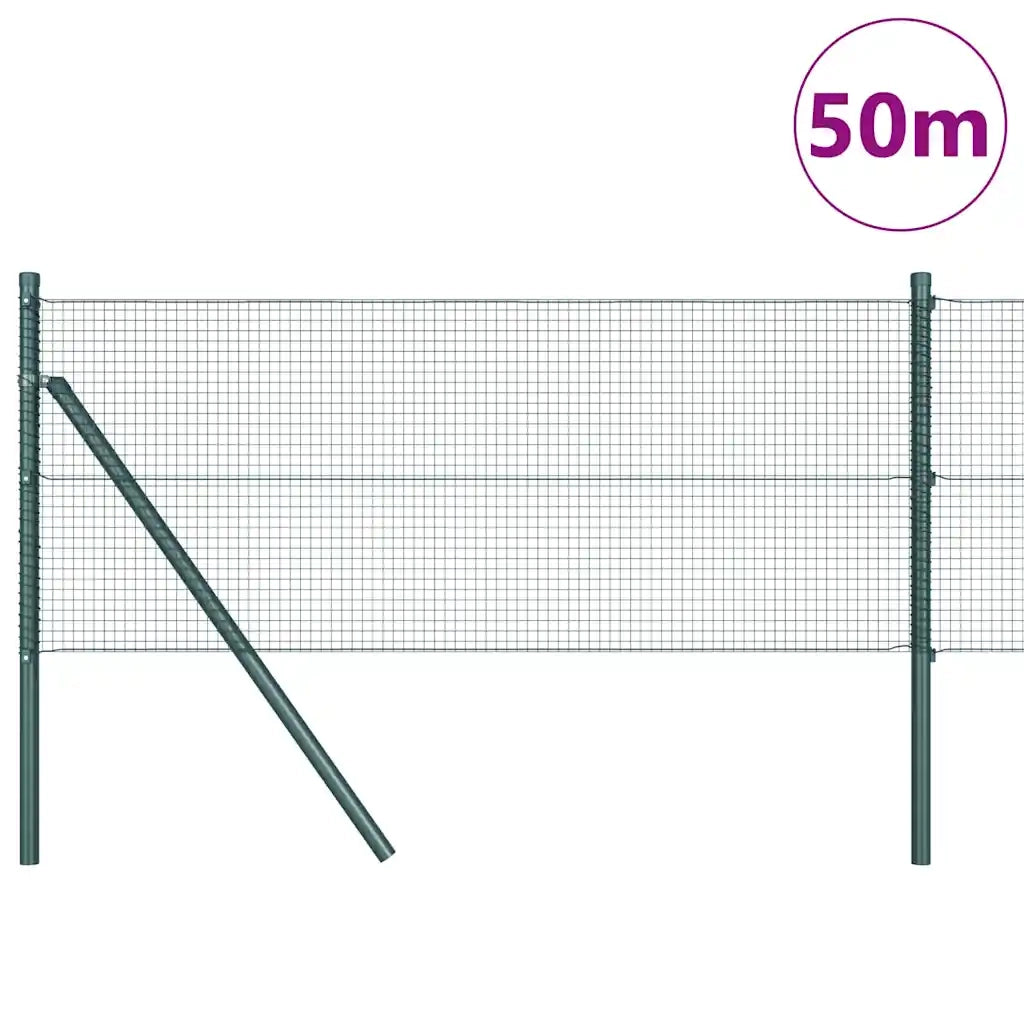 Palo della recinzione | Pannello per recinzione Acciaio e PVC Verde