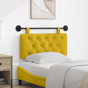 Testiera sospesa Con luce LED Giallo Velluto