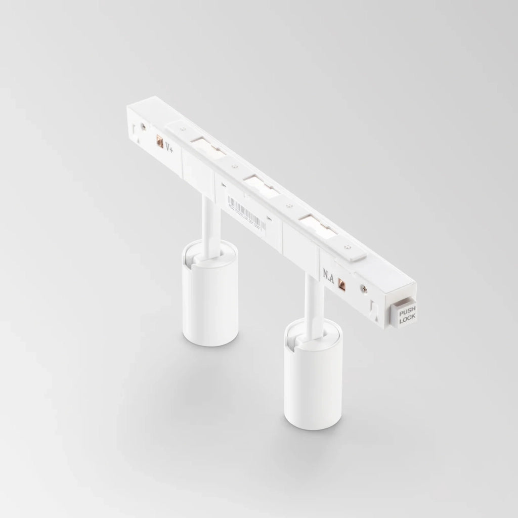 Sistema Lineare Ego Spot Double 2 Luci Led Nero