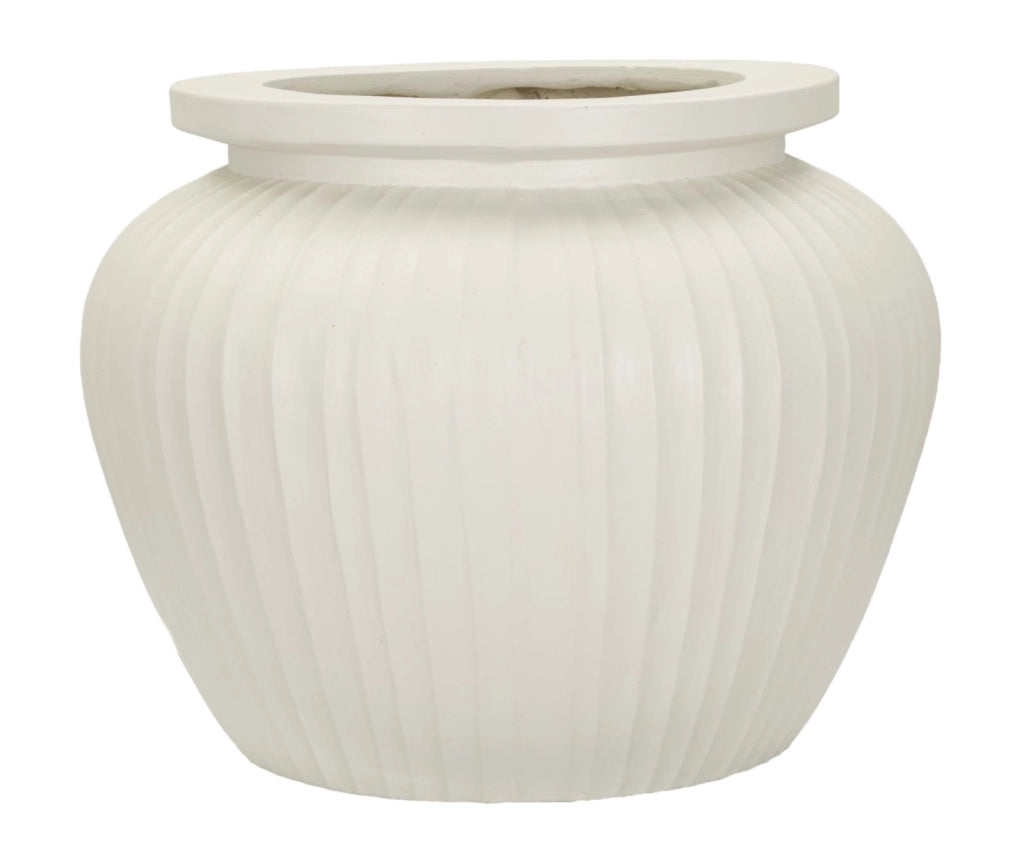 Vaso Chil Ø48x38 cm in Mgo Crema