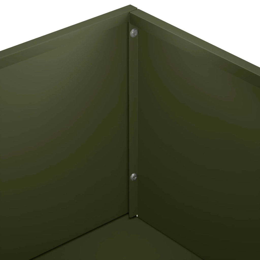 Vaso da giardino Verde Oliva 50 x 50 x 49 cm 8005798