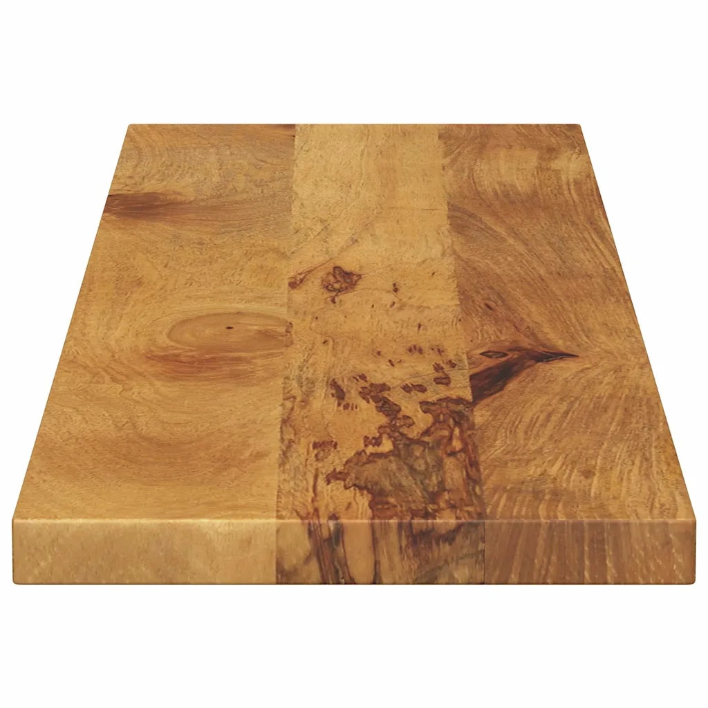 Piano per Tavolo 100x30x3,8cm Rettangolare Legno Massello Mango 371633