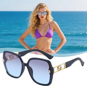 Sole da Donna – Montatura Quadrata Retro | Protezione UV400 | Leggera e Comoda | Ideale per Vacanze e Sport All'aperto