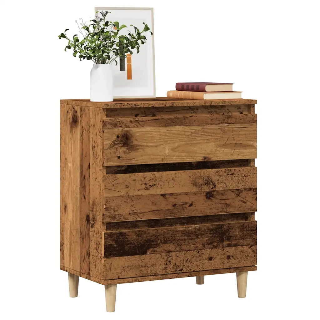 Credenza | Madia | Buffet da pranzo | Armadio da pranzo Legno Vecchio 60x35x70 cm in Legno Multistrato