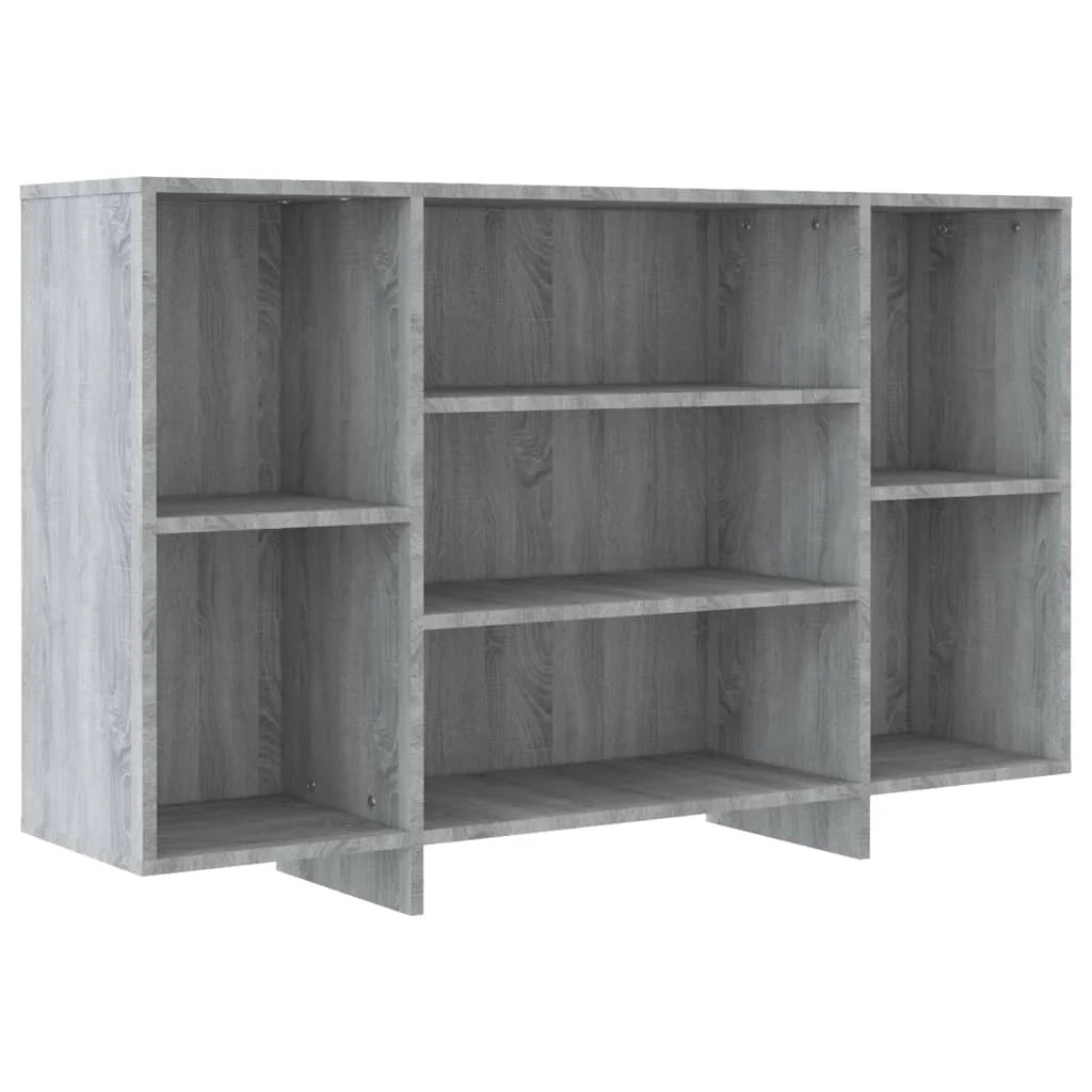Buffet credenza cassettiera armadio mobile contenitore organizer cucina soggiorno rovere Sonoma 120 x 30 x 75 cm legno ingegnerizzato grigio 02_0036283