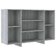 Buffet credenza cassettiera armadio mobile contenitore organizer cucina soggiorno rovere Sonoma 120 x 30 x 75 cm legno ingegnerizzato grigio 02_0036283