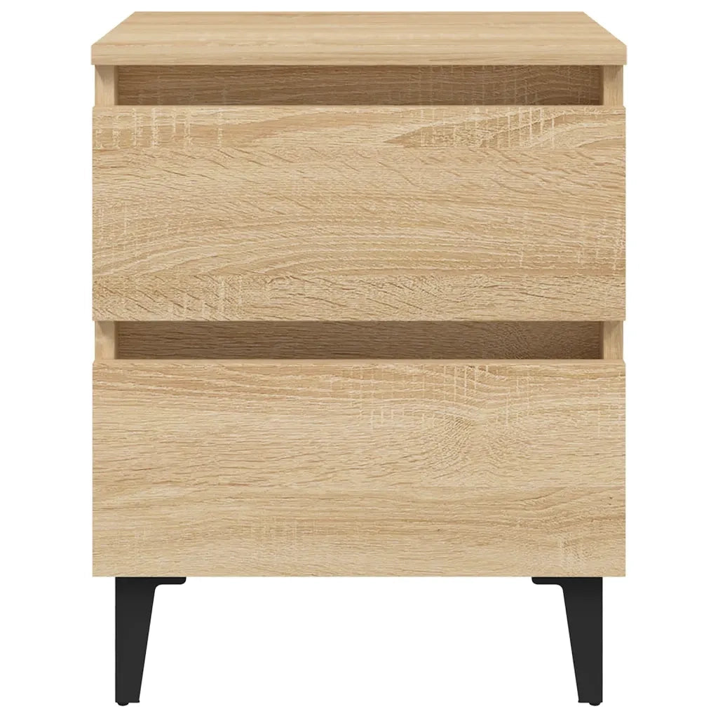 Comodini 2 pz Rovere Sonoma 40x35x50 cm in Truciolato cod mxl 31216