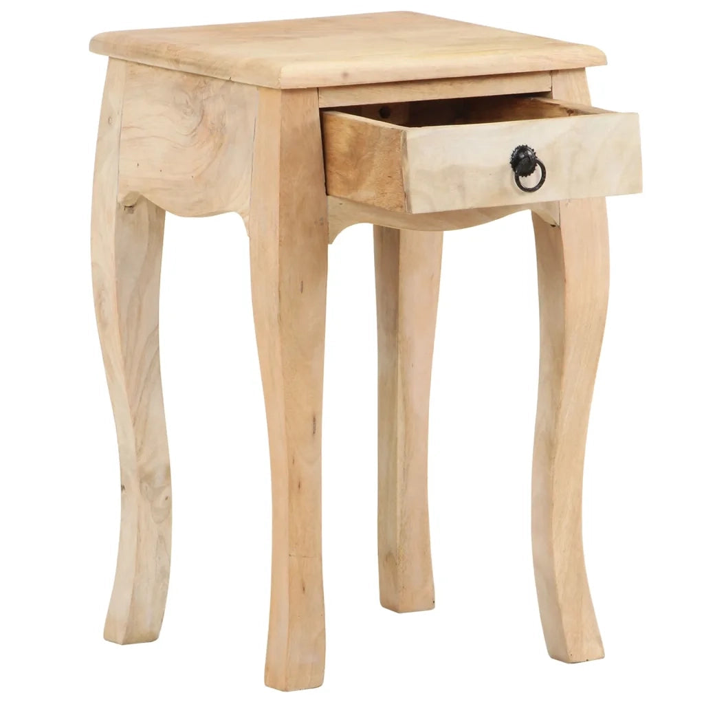 Comodino 28x28x46 cm in Legno Massello di Mango cod mxl 30896