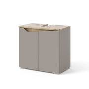Vicco Mobile sottolavabo per bagno Grigio 60 x 57.5 cm con 2 porte