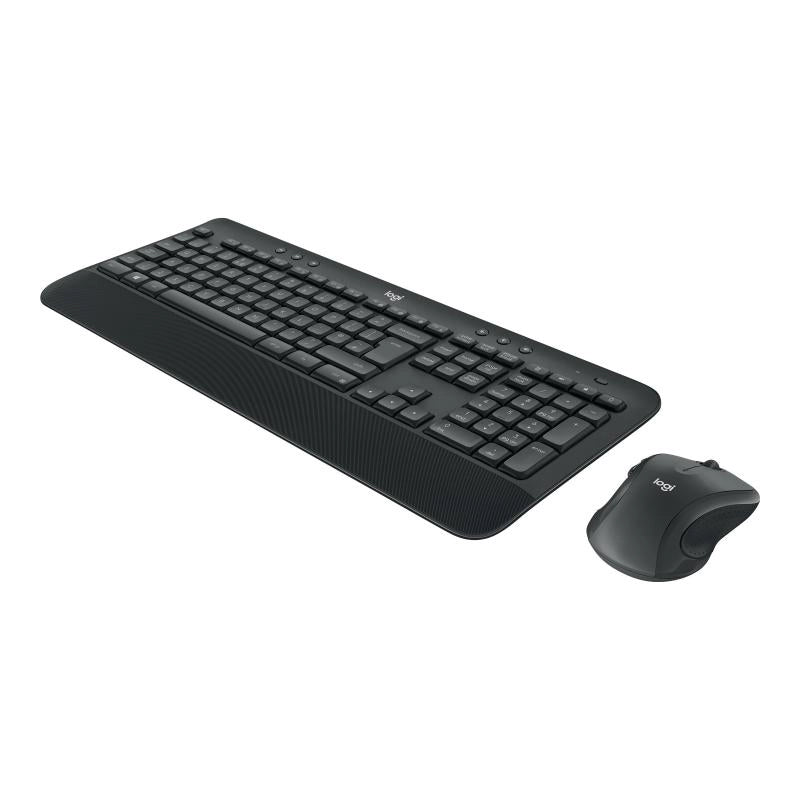 Logitech mk545 advanced wireless keyboard and mouse combo tastiera mouse incluso universale usb qwertz tedesco nero - LOGKB000022