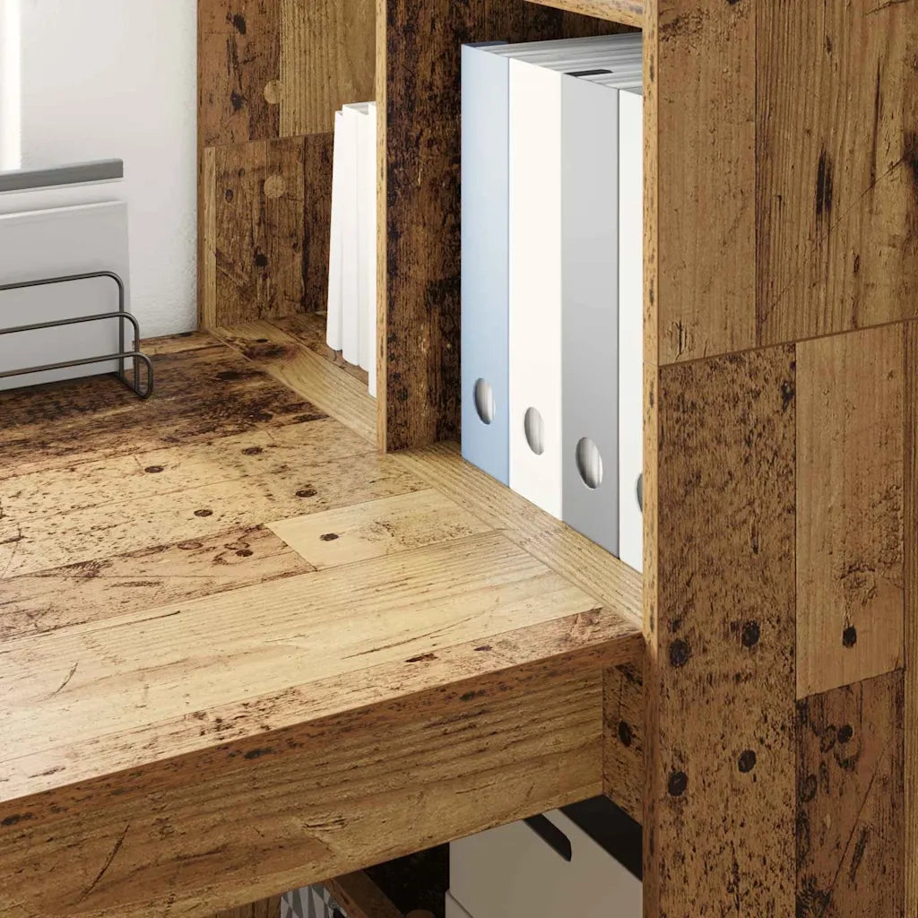 Scrivania | Tavolo da Ufficio Legno vecchio 122 x 67 x 145 cm Legno multistrato