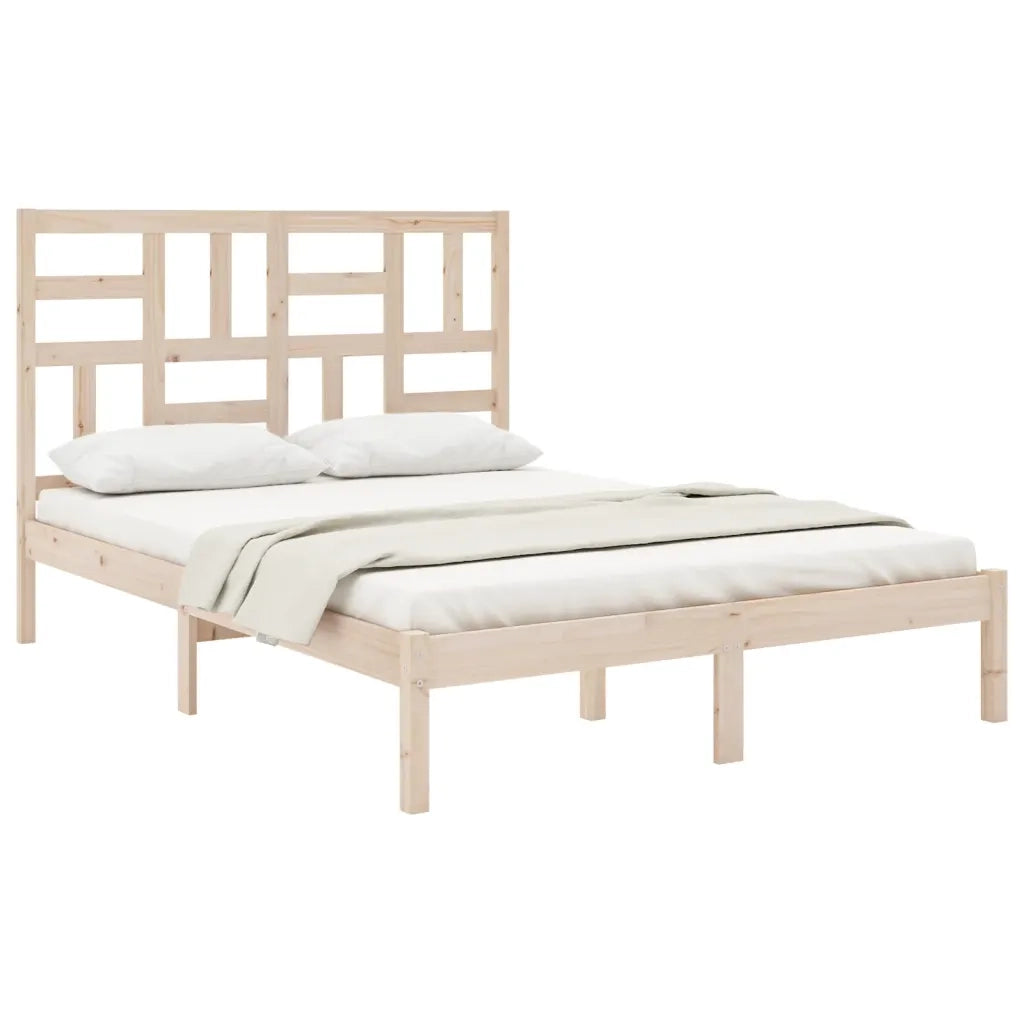 Giroletto senza Materasso Ambrato in Legno Massello 140x200 cm 3105950
