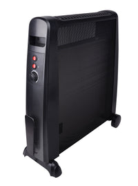 Radiatore Elettrico Romeo 1000-2000 W Calore su 3 Lati con Pannello in Mica Nero