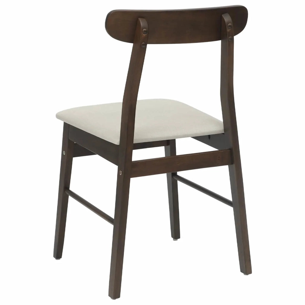 Sedia da pranzo 2 pcs Marrone Scuro e Chiaro 42020483