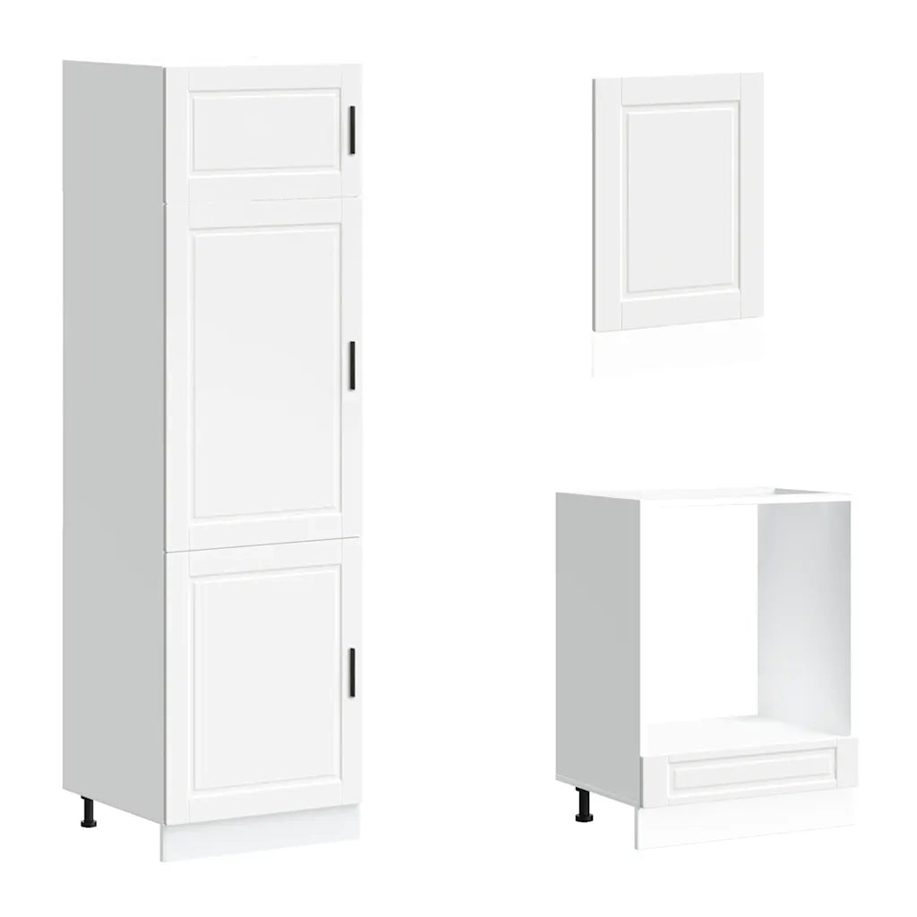 Set Mobili da Cucina 7 pz Porto Bianco Legno Multistrato 3314781