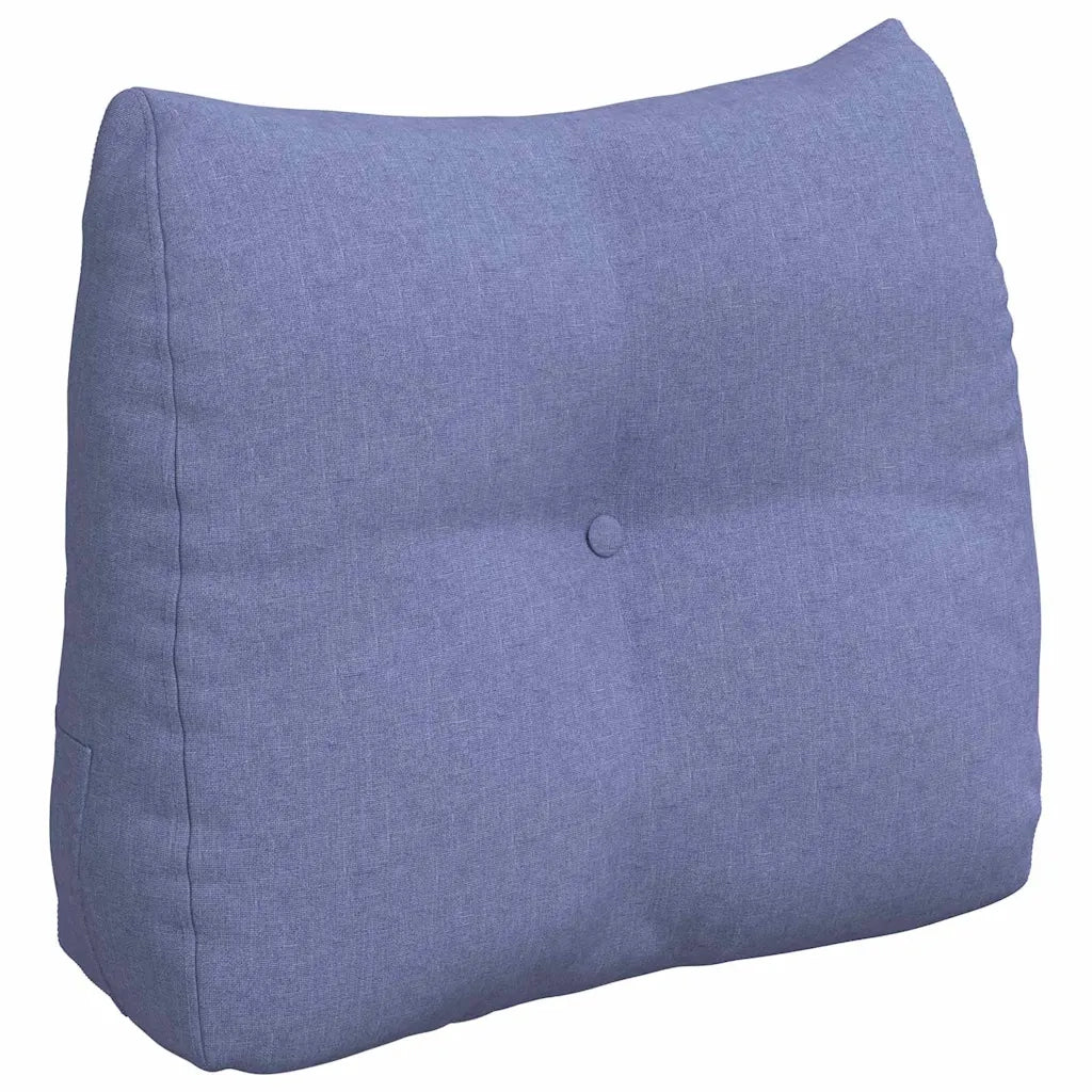 Cuscino per Schiena Blu jeans 60 x 24 x 50 cm Tessuto