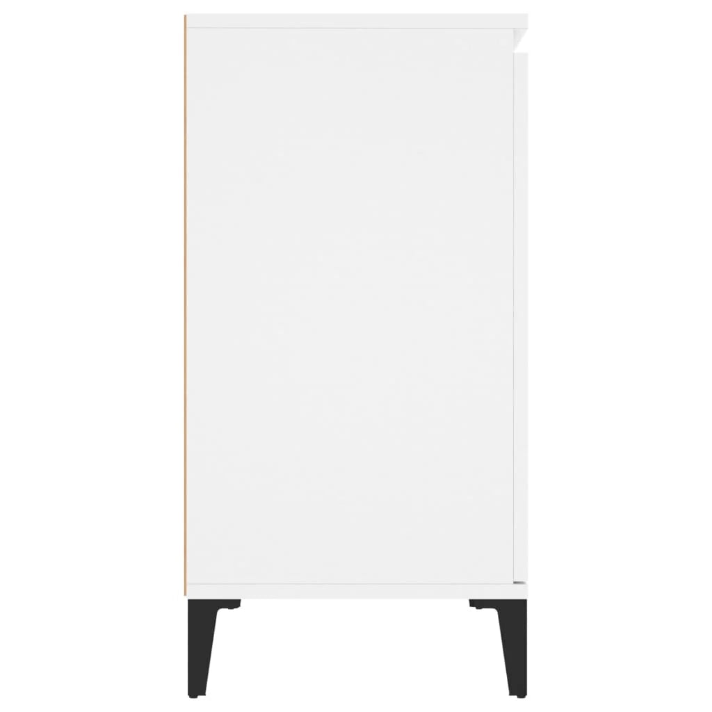Buffet credenza cassettiera armadio mobile contenitore organizer per cucina soggiorno salotto 104 x 35 x 70 cm legno ingegnerizzato bianco 02_0030184